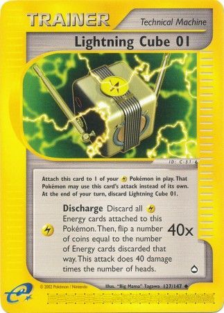 Lightning Cube 01 - 127/147 - Uncommon available at 401 Games Canada