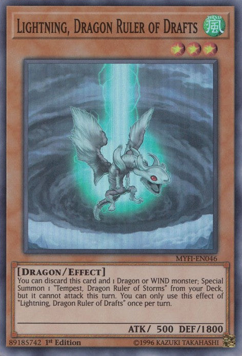 Lightning, Dragon Ruler of Drafts - MYFI-EN046 - Super Rare - 1st Edition available at 401 Games Canada