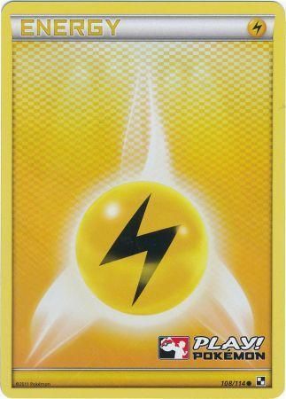 Lightning Energy - 108/114 - Play! Pokemon Promo available at 401 Games Canada