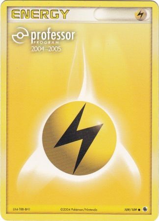 Lightning Energy - 109/109 - Promo (Professor Program 2004-05) available at 401 Games Canada