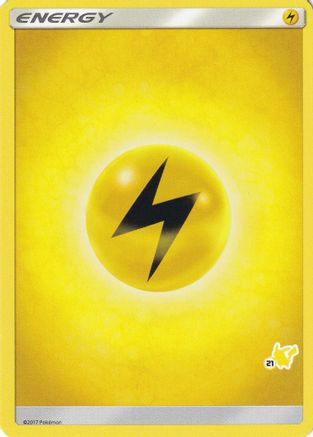 Lightning Energy (#21 Pikachu Stamped) - 21 - Promo available at 401 Games Canada