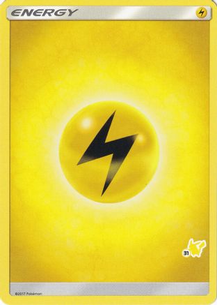 Lightning Energy (#31 Pikachu Stamped) - 31 - Promo available at 401 Games Canada