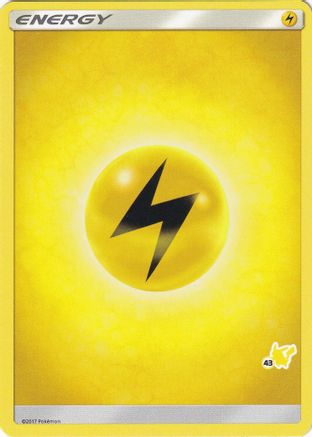 Lightning Energy (#43 Pikachu Stamped) - 43 - Promo available at 401 Games Canada