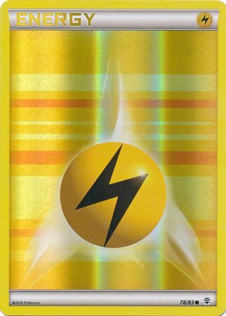 Lightning Energy - 78/83 - Common - Reverse Holo available at 401 Games Canada