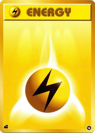 Lightning Energy (Japanese) - 14 - Promo (Bulbasaur Deck VHS) available at 401 Games Canada