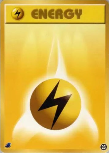 Lightning Energy (Japanese) - 23 - Promo (Totodile Half Deck) available at 401 Games Canada