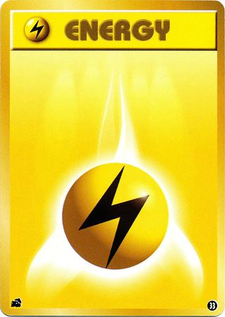 Lightning Energy (Japanese) - 33 - Promo (Bulbasaur Deck VHS) available at 401 Games Canada