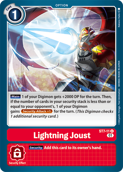 Lightning Joust - ST7-11 - Uncommon available at 401 Games Canada