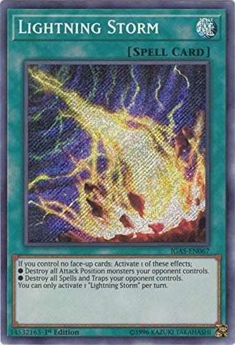 Lightning Storm - IGAS-EN067 - Secret Rare - 1st Edition available at 401 Games Canada