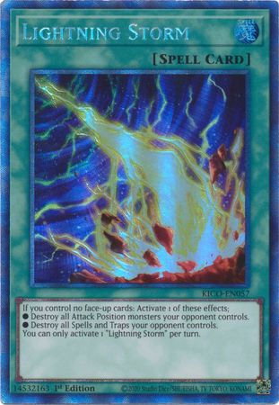 Lightning Storm - KICO-EN057 - Collector's Rare - 1st Edition available at 401 Games Canada