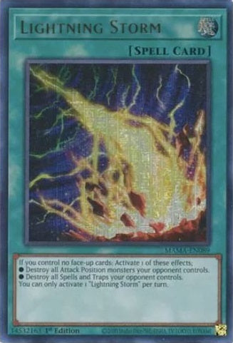 Lightning Storm - MAMA-EN089 - Ultra Pharaoh's Rare - 1st Edition available at 401 Games Canada