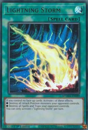 Lightning Storm - MAMA-EN089 - Ultra Rare - 1st Edition available at 401 Games Canada