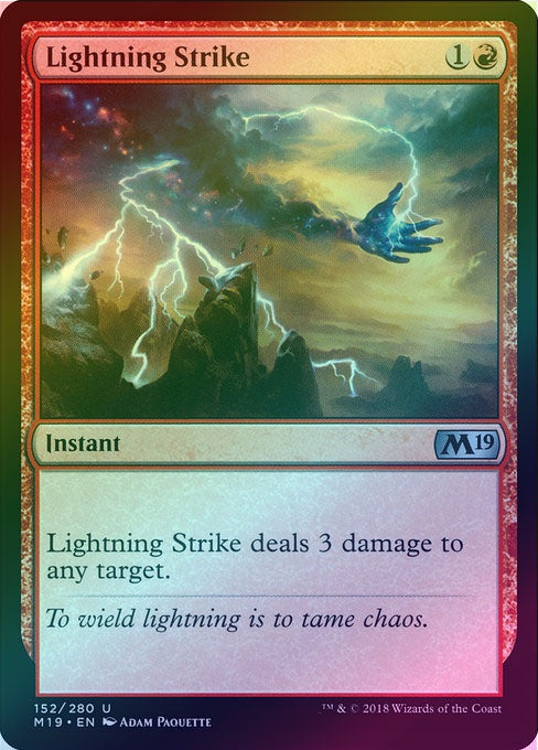 Lightning Strike (Foil) (M19) available at 401 Games Canada