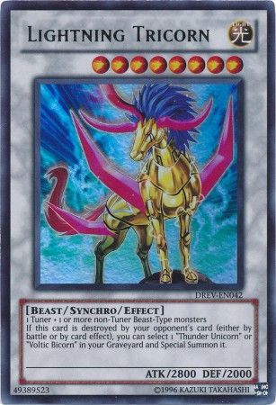 Lightning Tricorn - DREV-EN042 - Ultra Rare - Unlimited available at 401 Games Canada
