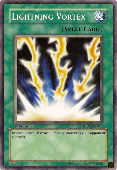 Lightning Vortex - SDDE-EN026 - Common - 1st Edition available at 401 Games Canada