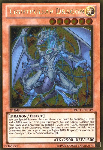Lightpulsar Dragon - PGLD-EN039 - Gold Rare - 1st Edition available at 401 Games Canada