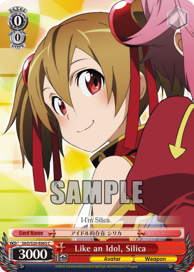 Like an Idol, Silica - SAO/S20-E063 - Common available at 401 Games Canada