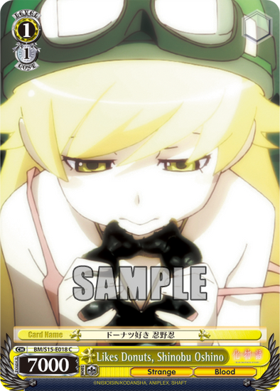 Likes Donuts, Shinobu Oshino - BM/S15-E018 - Common available at 401 Games Canada