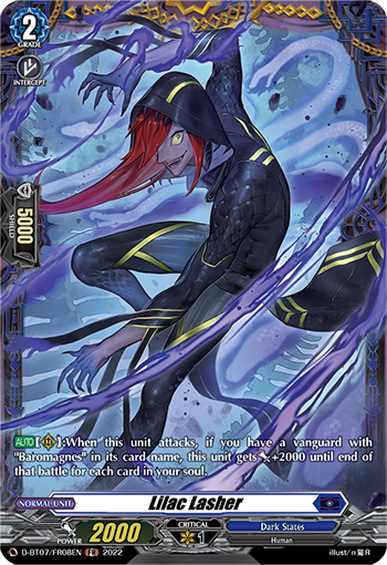 Lilac Lasher - D-BT07/FR08 - Frame Rare available at 401 Games Canada