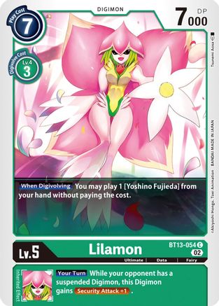 Lilamon - BT13-054 - Common available at 401 Games Canada