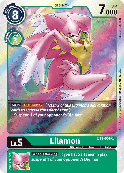 Lilamon - BT4-059 - Super Rare available at 401 Games Canada