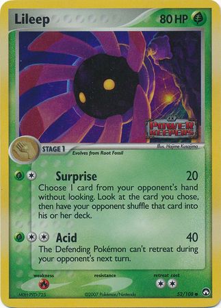 Lileep - 52/108 - Common - Reverse Holo available at 401 Games Canada