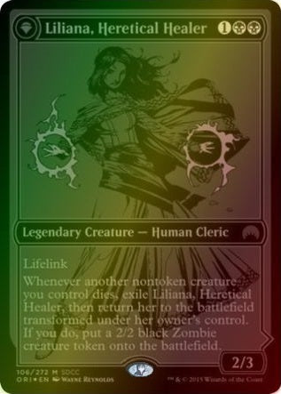 401 Games Canada - Liliana, Heretical Healer // Liliana, Defiant Necromancer (Foil) (SDCC 2015) 401 Games Canada - Liliana, Heretical Healer // Liliana, Defiant Necromancer (Foil) (SDCC 2015)