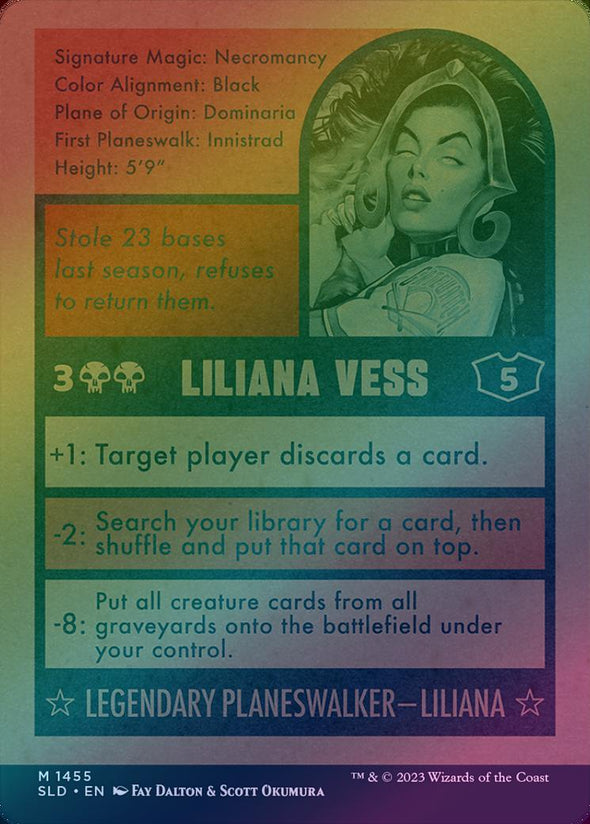 401 Games Canada - Liliana Vess - Magic: The Baseballing (Foil) (SLD) 401 Games Canada - Liliana Vess - Magic: The Baseballing (Foil) (SLD)