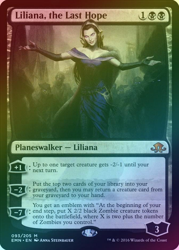 Liliana, the Last Hope (Foil) (EMN)