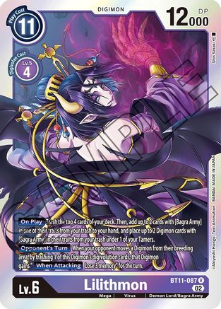 Lilithmon - BT11-087 - Rare available at 401 Games Canada