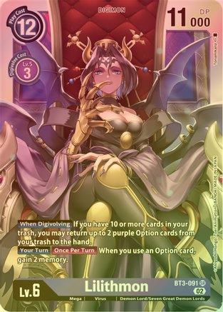 Lilithmon (Resurgence Booster Reprint) - BT3-091 - Super Rare (Foil) available at 401 Games Canada