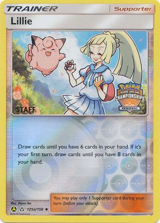 Lillie - 125a/156 - Promo (Staff Regional Championships 2019) available at 401 Games Canada