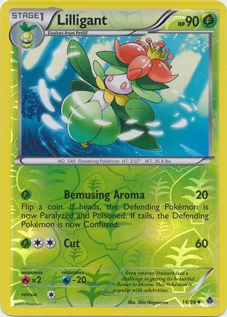 Lilligant - 14/98 - Uncommon - Reverse Holo available at 401 Games Canada