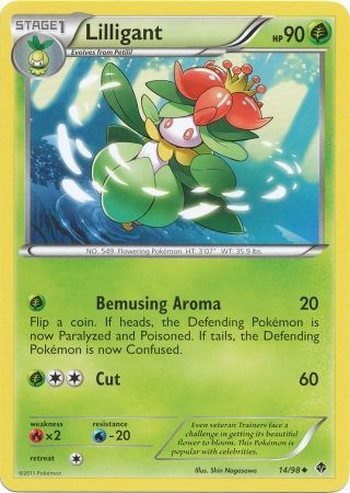 Lilligant - 14/98 - Uncommon available at 401 Games Canada