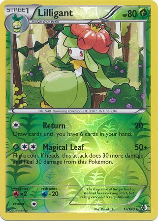 Lilligant - 17/149 - Rare - Reverse Holo available at 401 Games Canada