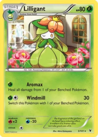 Lilligant - 5/101 - Rare available at 401 Games Canada