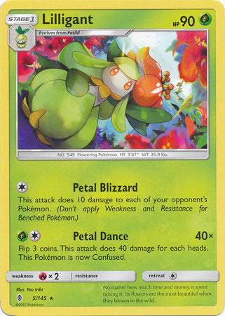 Lilligant - 5/145 - Rare available at 401 Games Canada