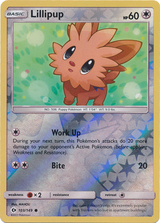 Lillipup - 103/149 - Common - Reverse Holo available at 401 Games Canada