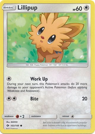 Lillipup - 103/149 - Common available at 401 Games Canada