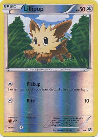 Lillipup - 80/114 - Common - Reverse Holo available at 401 Games Canada