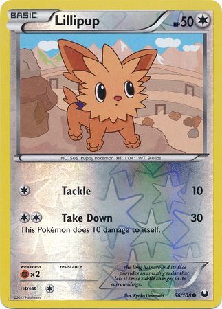 Lillipup - 86/108 - Common - Reverse Holo available at 401 Games Canada