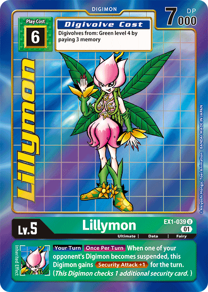 Lillymon (Alternate Art) - EX1-039 - Uncommon available at 401 Games Canada