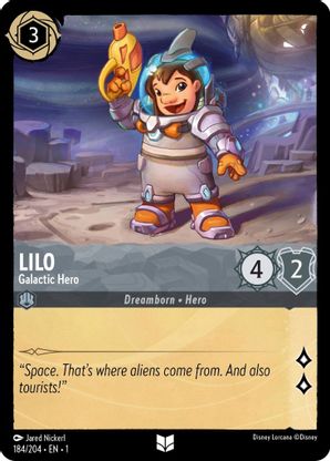 Lilo (Galactic Hero) - 184/204 - Uncommon available at 401 Games Canada