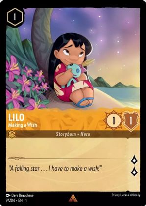 Lilo (Making a Wish) - 9/204 - Rare available at 401 Games Canada