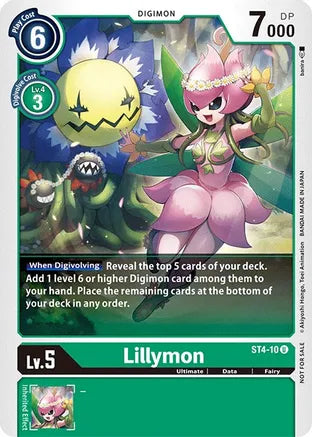 Lilymon - ST4-10 - (Official Tournament Pack Vol.3 Alternate Art) available at 401 Games Canada