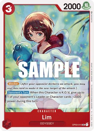 Lim - OP03-015 - Uncommon available at 401 Games Canada