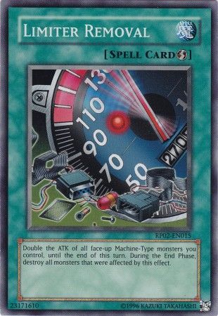 Limiter Removal - RP02-EN015 - Super Rare available at 401 Games Canada
