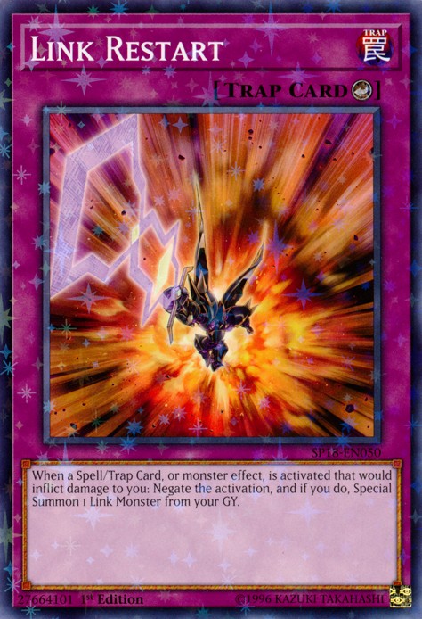 Link Restart - SP18-EN050 - Starfoil Rare - 1st Edition available at 401 Games Canada