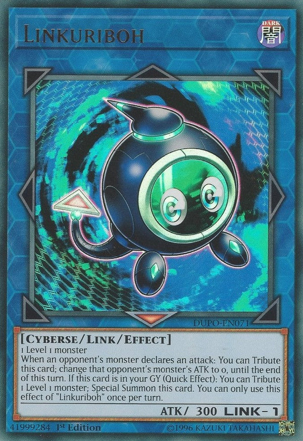 Linkuriboh - DUPO-EN071 - Ultra Rare - 1st Edition available at 401 Games Canada