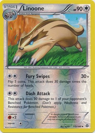 Linoone - 112/160 - Uncommon - Reverse Holo available at 401 Games Canada